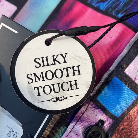 Men’s retro colorful print silky smooth touch size S - Picture 11 of 16